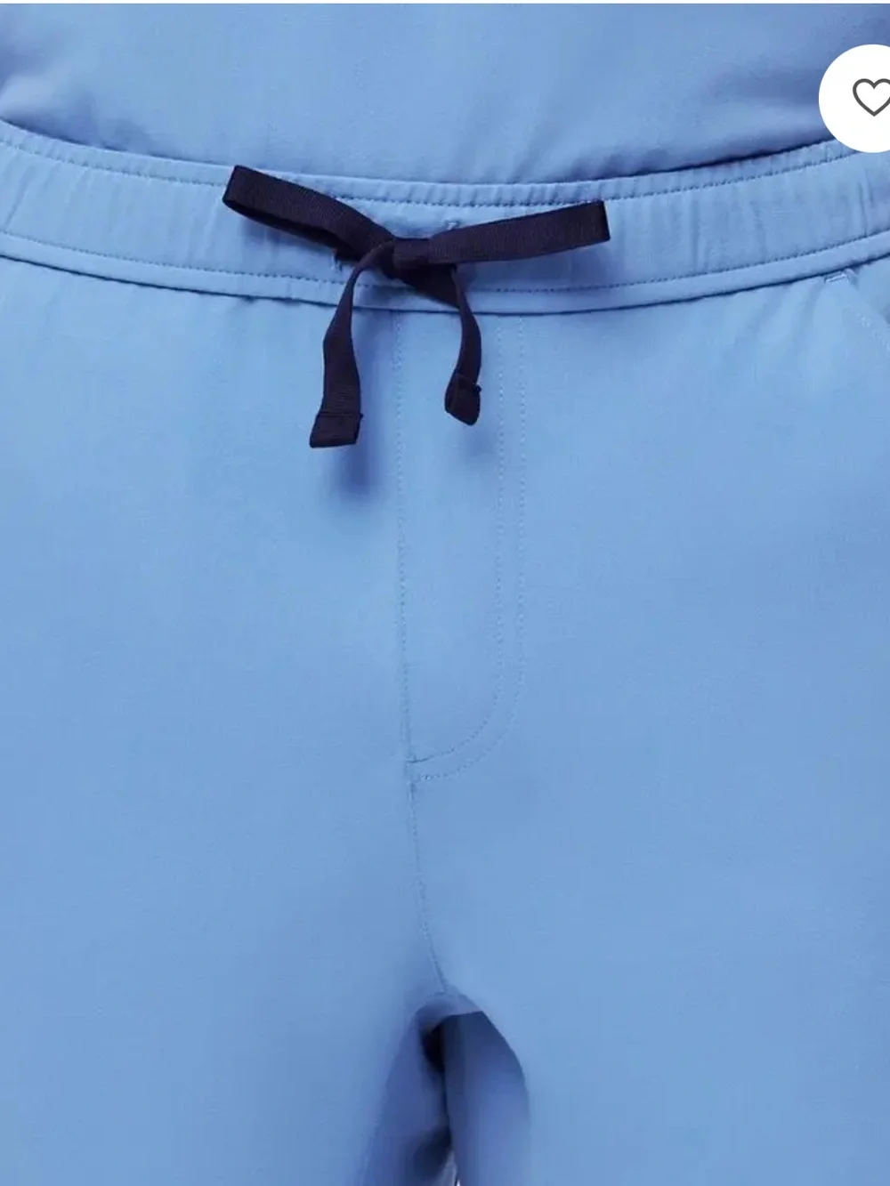 Figs Tansen Casual Scrub Pant Joggers Ciel Blue Medium Short